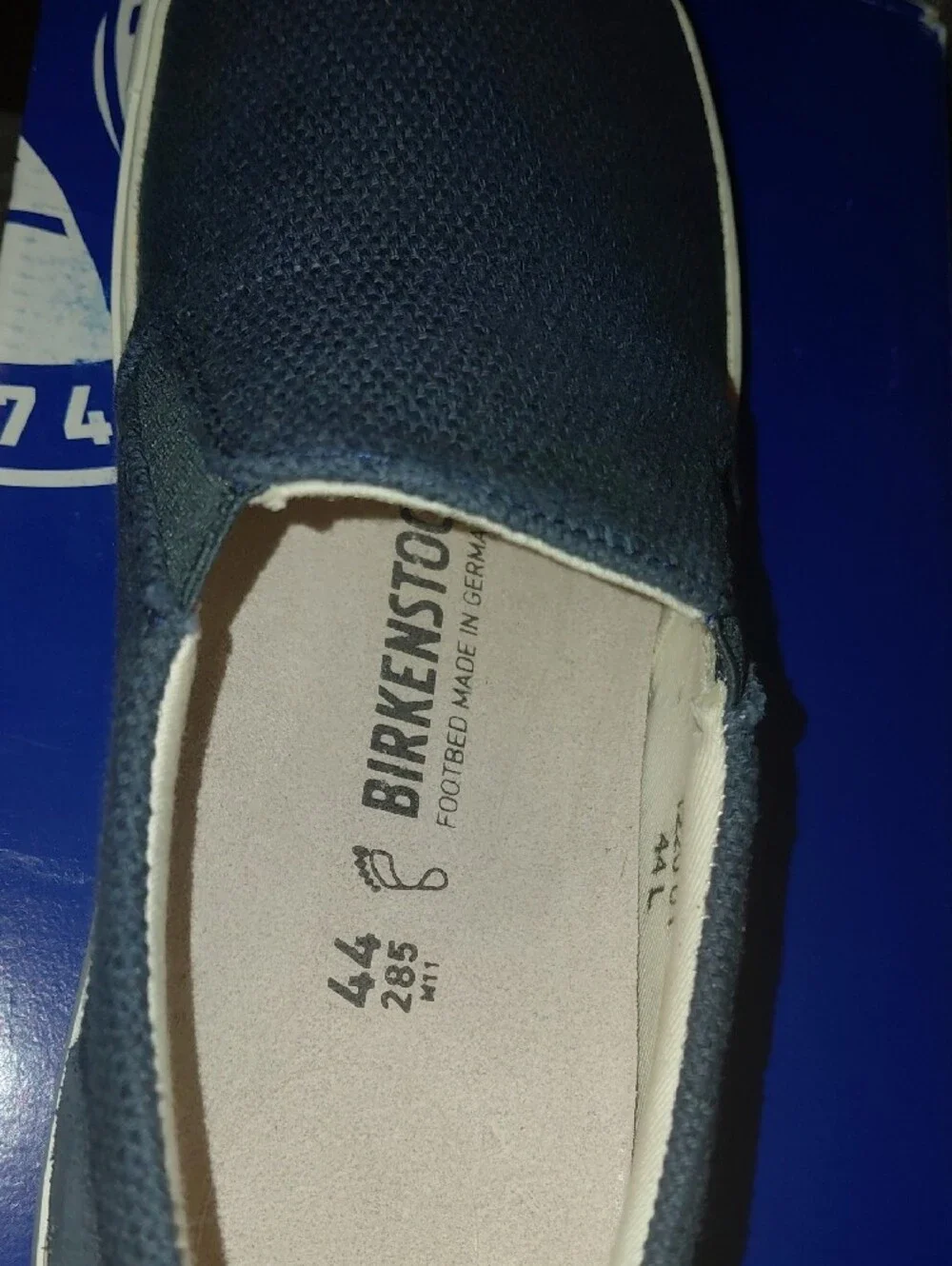 Birkenstock Men's Oswego Slip-On Loafers in Navy SIZE 11